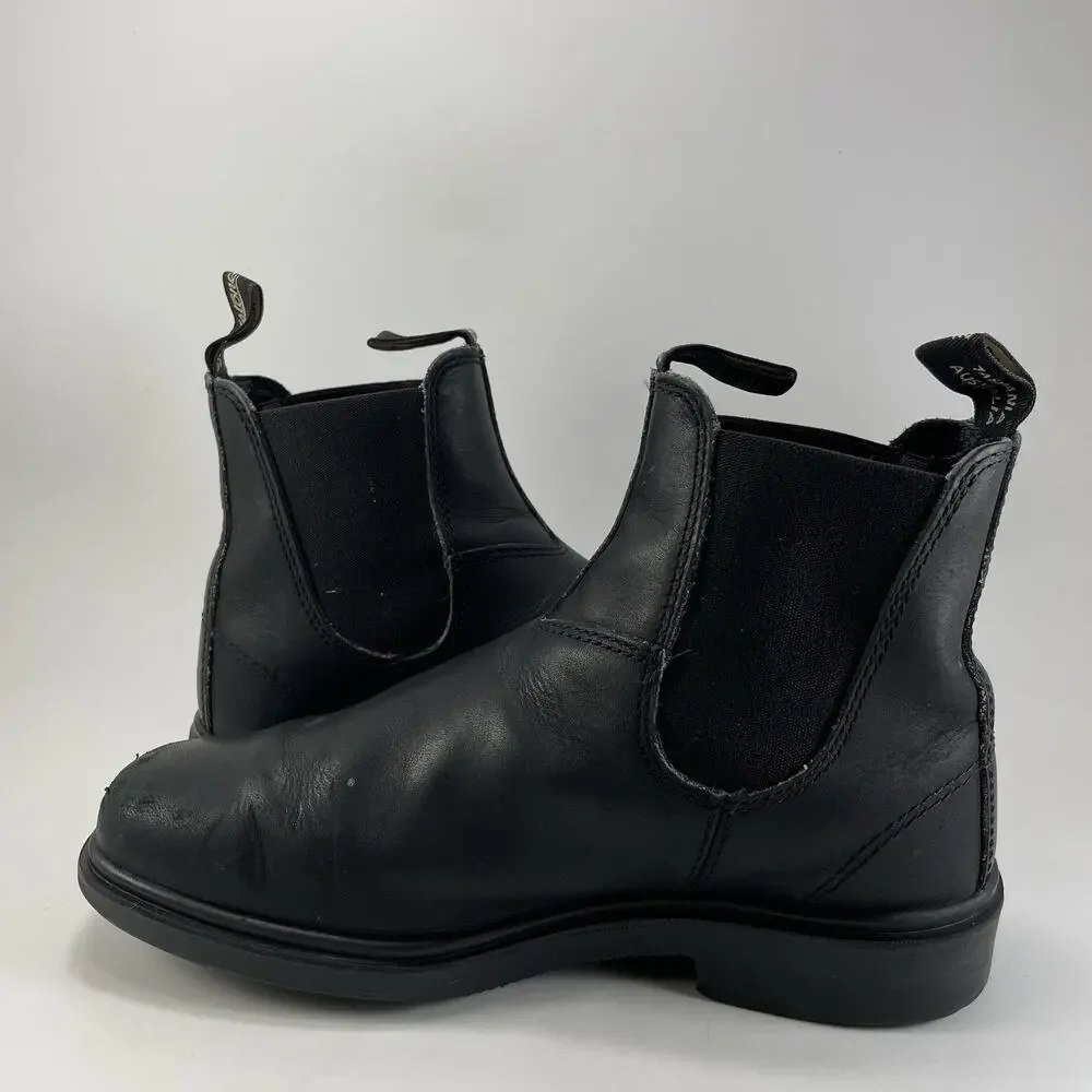 Blundstone 510 Chelsea Boots Mens Size 7 AU/US 8 Leather Slip On Ankle Black